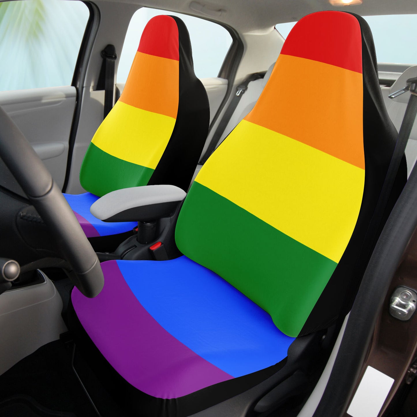 PRIDE Flag Car Seat Covers | LGBTQ | Gifts