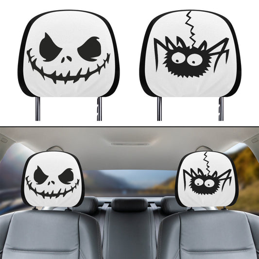 Jack Skellington Car Headrest Covers