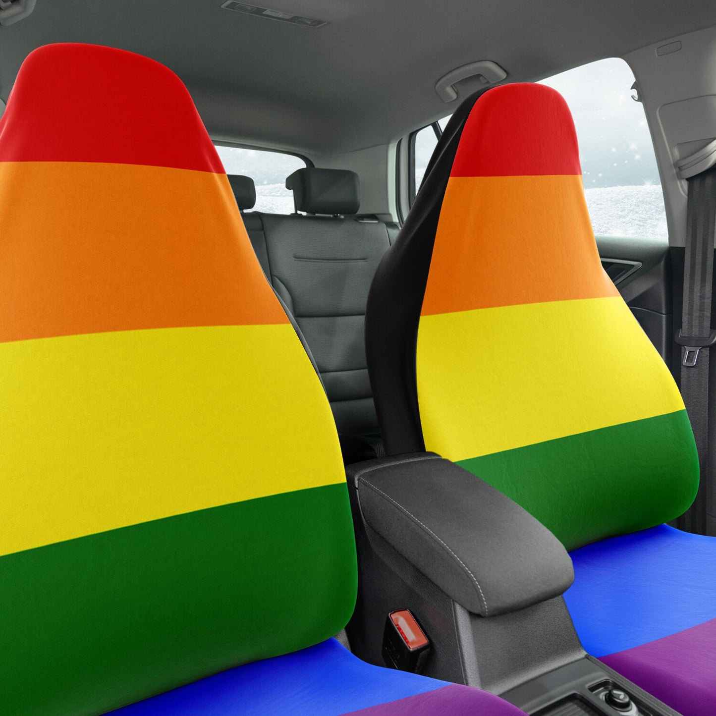 PRIDE Flag Car Seat Covers | LGBTQ | Gifts