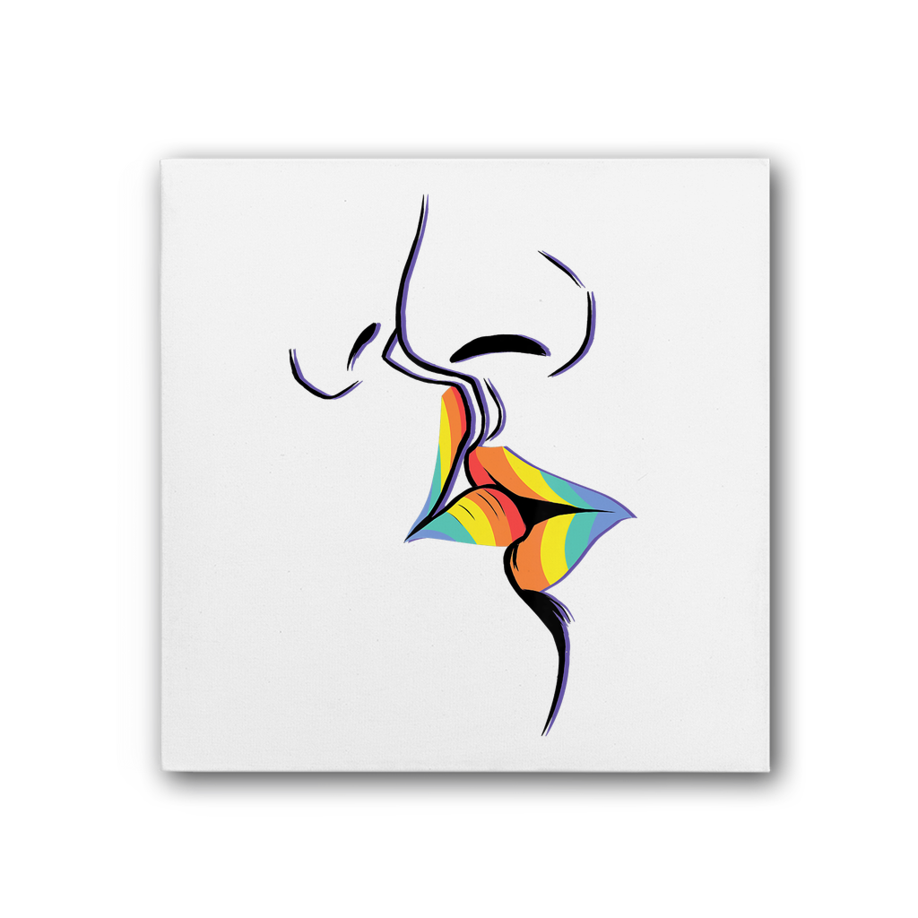 PRIDE KISS | LGBTQ Gifts | Wall Art