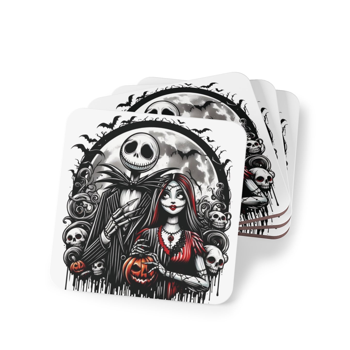 Jack Skellington Coaster Set