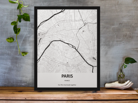 Personalised Travel Map Prints