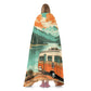 Campervan Lake Hooded Blanket