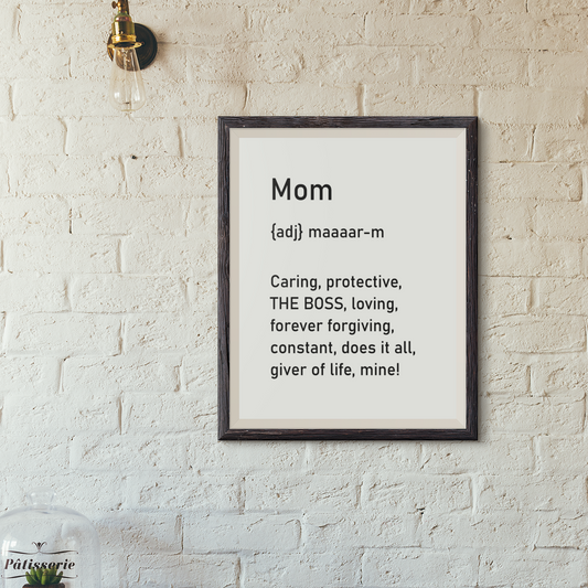 Mom | Mum | Definition Art
