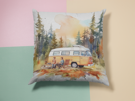 Forest Campervan Cushion Cover